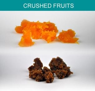 Crushed fruits
